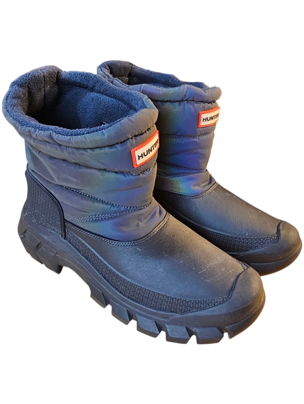 Hunter Women's Intrepid Blue Short Snow Boot